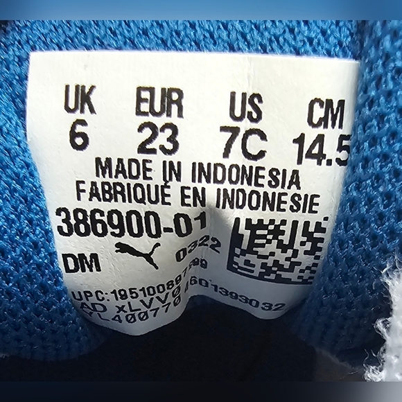 Puma X-Ray Jr – Size 7C - Picture 7 of 7